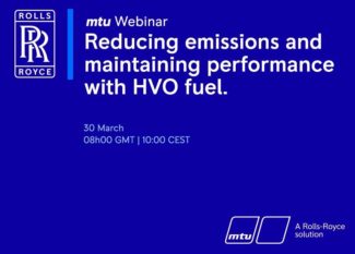 Rolls-Royce: Webcast 30 March | HVO fuel for mtu power generation